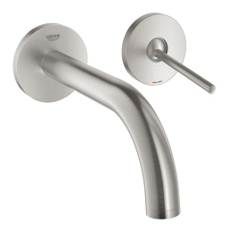 Внешняя часть смесителя для раковины GROHE Atrio Joy настенного монтажа на 2 отверстия, суперсталь (19287DC3)