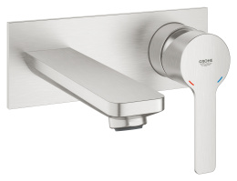 Внешняя часть смесителя для раковины GROHE Lineare на 2 отверстия, суперсталь (19409DC1)