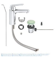 Смеситель для раковины GROHE Eurosmart Cosmopolitan, M-size, хром (23325000)