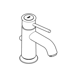 Смеситель для раковины GROHE BauClassic, хром (23161000)