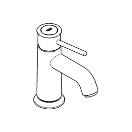 Смеситель для раковины GROHE BauClassic, хром (23162000)