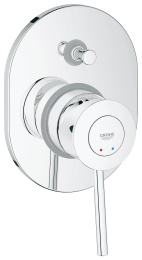 Смеситель для ванны GROHE BauClassic в комплекте с монтажной частью, хром (29047000)