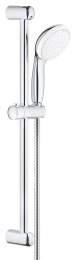 Душевой гарнитур GROHE Tempesta 100, 2 режима струи, душевая штанга 600 мм, 5,7 л/мин, хром (26803000)