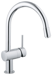 Смеситель для кухни GROHE Minta с вытяжным C-изливом, хром (32918000)