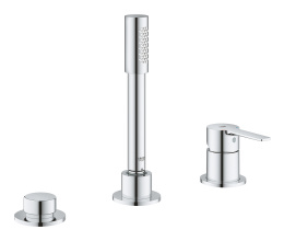 Смеситель для ванны GROHE Lineare на 3 отверстия, хром (19965001)