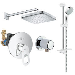 Готовый комплект для душа GROHE BauLoop скрытого монтажа, хром (NSB0168)