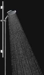 Душевой гарнитур GROHE Rainshower Solo 150, 2 режима струи, душевая штанга 900 мм, хром (27273001)