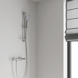 Душевой гарнитур GROHE Euphoria 110 Massage с мыльницей, 3 режима струи, душевая штанга 600 мм, хром (27231001/U), уцененный товар