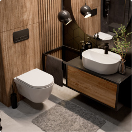 Комплект инсталляции GROHE Solido 38811KF0 с унитазом AQUAme AQM2011 и сиденьем с микролифтом (NW0302)