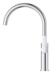 Смеситель для кухонной мойки GROHE Blue Pure Eurosmart с функцией фильтрации, с фильтром в комплекте, хром (30499000)