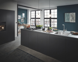 Мойка GROHE K700 60-S 55/45 1.0, нержавеющая сталь (31726SD0)