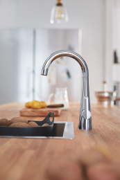 Кран для кухонной мойки GROHE Zedra для фильтрованной воды, без функции смешивания, хром (30026002)