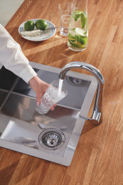 Кран для кухонной мойки GROHE Zedra для фильтрованной воды, без функции смешивания, хром (30026002)
