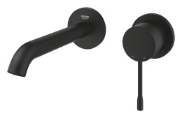 Внешняя часть смесителя для раковины GROHE Essence скрытого монтажа, на 2 отверстия, M-Size, фантомный черный (29192KF1)