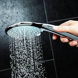 Душевой гарнитур GROHE Euphoria 110 Massage с мыльницей, 3 режима струи, душевая штанга 600 мм, 9,5 л/мин, хром (27243001)