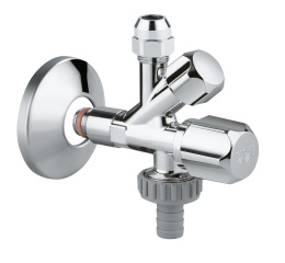 Вентиль угловой комбинированный GROHE 3/8 дюйма, хром (22034000)