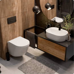 Комплект инсталляции GROHE Rapid SL 38772SH0 с унитазом AQUAme AQM2002L и сиденьем с микролифтом, смыв Quiet (NW0283)