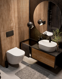 Комплект инсталляции GROHE NW0145/S с унитазом AQUAme AQM2002 и сиденьем с микролифтом (NW0182/S)