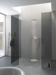 Внешняя часть термостата для душа GROHE Grohtherm на 2 потребителя, круглая, хром (24076000)