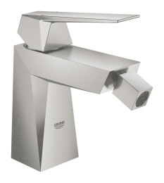 Смеситель для биде GROHE Allure Brilliant с донным клапаном, суперсталь (23117DC0)