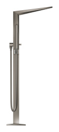 Внешняя часть смесителя для ванны GROHE Allure Brilliant напольного монтажа, темный графит матовый (23119AL0)