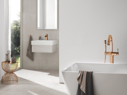 Смеситель для раковины GROHE Grandera с донным клапаном, теплый закат глянец (23303DA0)