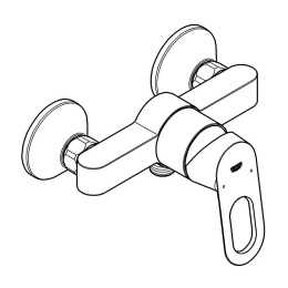 Смеситель для душа GROHE Start Loop, настенный монтаж, хром (23354000)