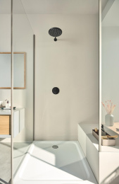 Верхний душ GROHE Tempesta 250, 9,5 л/мин, 1 режим, 380 мм, черный матовый (266682430)