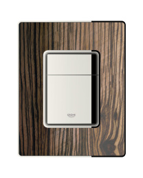 Панель смыва для унитаза GROHE Skate Cosmopolitan Wood, 3 режима, макассар (38849HR0)