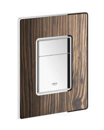 Панель смыва для унитаза GROHE Skate Cosmopolitan Wood, 3 режима, макассар (38849HR0)