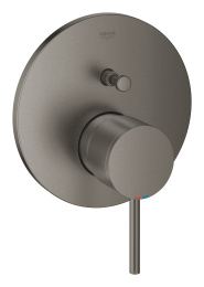 Внешняя часть смесителя для ванны GROHE Atrio на 2 потребителя, темный графит матовый (24066AL3)