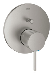 Внешняя часть смесителя для ванны GROHE Atrio на 2 потребителя, суперсталь (24066DC3)