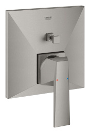 Внешняя часть смесителя для ванны GROHE Allure Brilliant с переключателем на 2 положения, суперсталь (24072DC0)