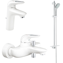 Готовый комплект для ванной комнаты GROHE Eurostyle, белая луна (NB0019-1)