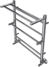 Полотенцесушитель водяной Aquatek Альфа П7 500x600, хром AQ RRP0760CH