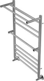 Полотенцесушитель водяной Aquatek Альфа П10 500x800, хром AQ RRP1080CH