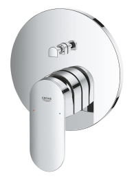 Внешняя часть смесителя для ванны GROHE Plus с переключателем на 2 положения, хром (24060003)