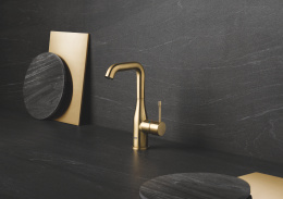 Смеситель для раковины GROHE Essence с донным клапаном, L-size, холодный рассвет матовый (24174GN1)