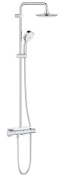 Душевая система GROHE Euphoria 190 с термостатическим смесителем и полочкой, хром (26249000)