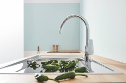 Смеситель для кухни GROHE BauEdge, хром (31367001/U), уцененный товар