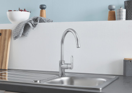 Смеситель для кухни GROHE BauLoop, хром (31368000)