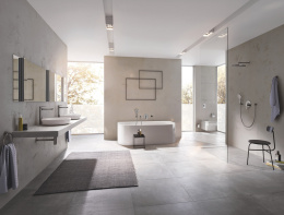 Смеситель для раковины GROHE Lineare, XL-Size, темный графит матовый (23405AL1)