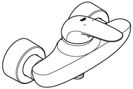 Смеситель для душа GROHE Eurostyle, белая луна (23722LS3)