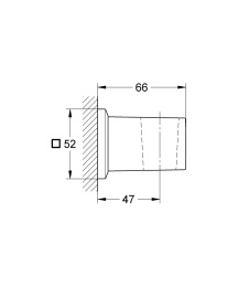 Держатель настенный для ручного душа GROHE Allure Brilliant, хром (27706000)