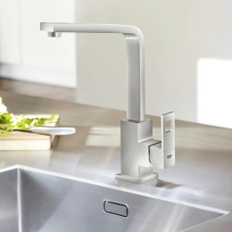 Смеситель для кухни GROHE Eurocube, суперсталь (31255DC0)