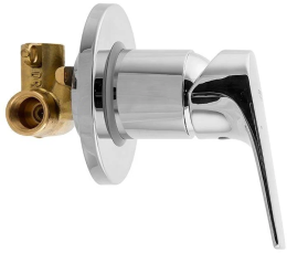 Смеситель для душа GROHE BauFlow в комплекте с монтажной частью, хром (29046000)