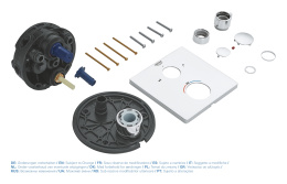 Внешняя часть термостата для ванны GROHE Grohtherm на 2 потребителя, хром (24080000)