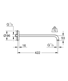 Душевая система GROHE Grohtherm с термостатом для душа, хром (34734000)