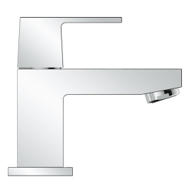 Кран для раковины GROHE Eurocube, без функции смешивания, хром (23137000)