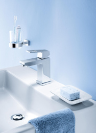 Кран для раковины GROHE Eurocube, без функции смешивания, хром (23137000)